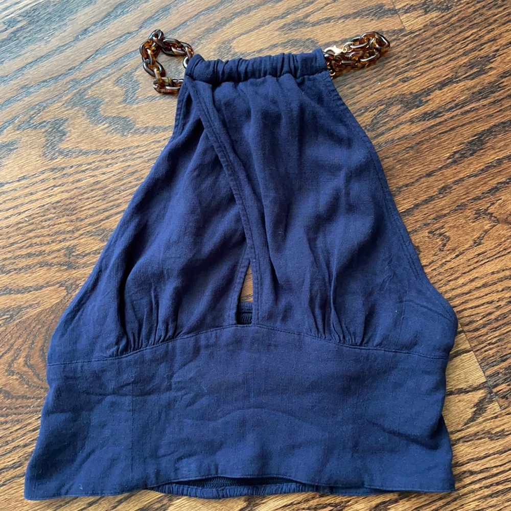 Navy Blue Top